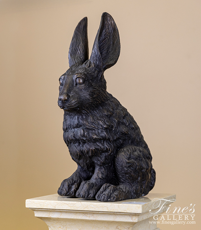 Bronze Statues  - Bronze Rabbit Statue - BS-1016